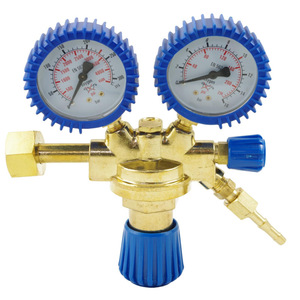 Válvula Reductora de Presión para Soldadura MIG MAG con Argón y CO2, Manómetro de Oxígeno G3/4, Uso Industrial de Alta Presión - Product Image 1