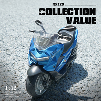 Présentoir de voitures en alliage métallique moulé sous pression Fashion Two Wheels Summer Motorcycle Toy Model De Motocicleta For Kids Collection Gifts