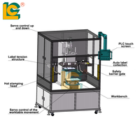 Slimme pneumatische warmtepersmachine voor platte oppervlakken, zoals chocolade- en medicijnverpakkingen, met semi-automatische hete-stempeling voor consistente kwaliteit.