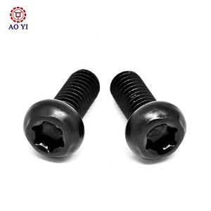 Vis Fstener de haute qualité, vis de Machine de placage d'oxyde noir à tête ronde - Product Image 2