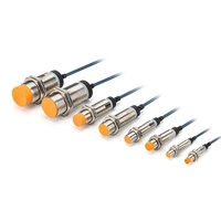 MDCN LM8/LM12/LM18/LM30 interruptor de proximidad inductivo blindado protección contra sobretensiones salida NPN/PNP distancia de detección de 4mm cabeza naranja
