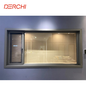 Tiết kiệm năng lượng sounfproof kính đôi chúng tôi tác động nhôm cửa sổ thiết kế - Product Image 2