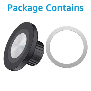 <strong>MagSafe</strong> <strong>Car</strong> Phone <strong>Mount</strong> 17mm Ball Magnetic Phone Holder ABS Material Universal Magnet Head Accessory 17mm Ball Head Base Magnet - Product Image 6