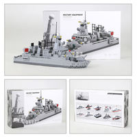 Wange 4660 Destroyer Legion Scene MOC Bricks Model Educational Building Block Plastic Collect Toy Set Kids Unisex Gift Wholesale