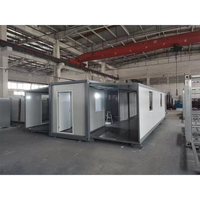Vente directe d'usine de maisons mobiles Plans de maison 3 chambres à coucher maison pliante conteneur vivant avec décoration de villa