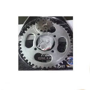 Bajaj Pulsar YBR discover chain sprocket 110CC for motorcycle gear set from good supplier in sale