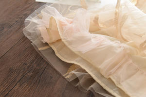 Nouvelle robe décontractée en mousseline de soie jaune pour petites filles, style princesse, avec sequins, pour le quotidien, vente en gros - Product Image 6