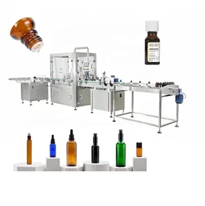 Nuova macchina per il riempimento e la tappatura di olio essenziale per la lavorazione di liquidi Multi-testa