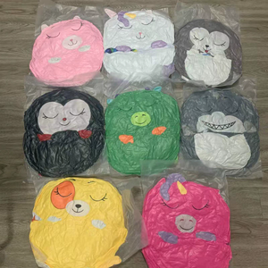 Sac de couchage en peluche anti-coup de pied avec oreiller intégré, motif animaux de dessin animé mignons, pour enfants garçons et filles, utilisation 3 saisons - Product Image 2