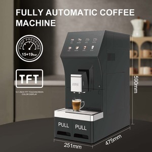 Winning Star - Molinillo de Café Automático con Pantalla LCD, Espumador de Leche a Vapor, Tipo Presión, Totalmente Automático - Product Image 2