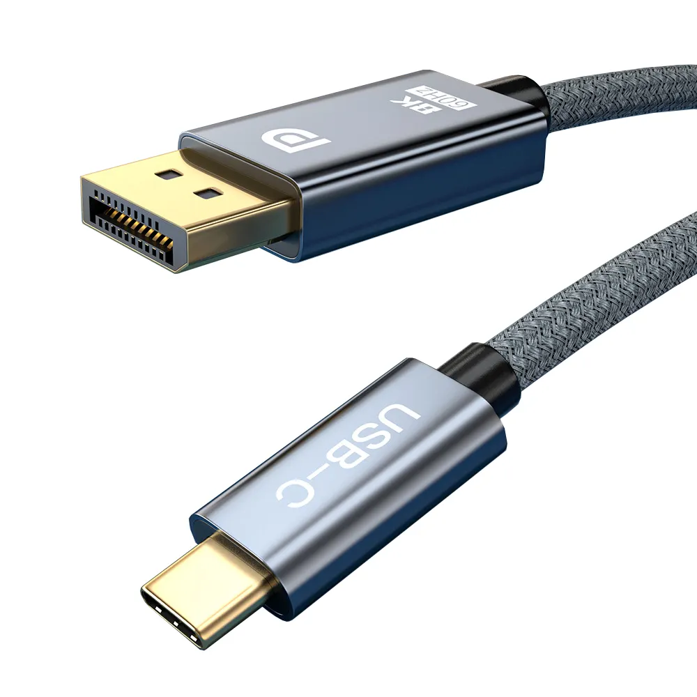 Cable USB C a DisplayPort 8K DP tipo C a puerto de visualización 1,4, Cable para Thunderbolt 3 a 8K DP para MacBook