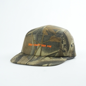 Оптовая продажа, новая камуфляжная шляпа с металлической пряжкой, <span class=keywords><strong>5</strong></span>-панельная кепка для кемпинга - Product Image 4