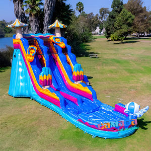 Toboggan aquatique gonflable en PVC le plus populaire pour adultes et enfants, avec souffleur de qualité supérieure - Product Image 6