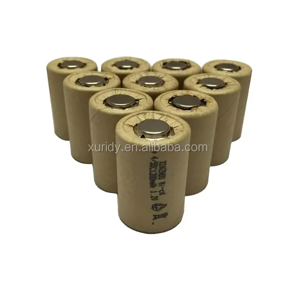 Аккумуляторные батареи 1,2 в nicd 4/5 sub c 1000 мАч