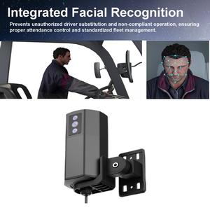 1080P H.265 4G 1채널 AI 대시캠 비디오 레코더 DMS GPS 방수 원격 제어 모바일 DVR 시스템 - Product Image 3