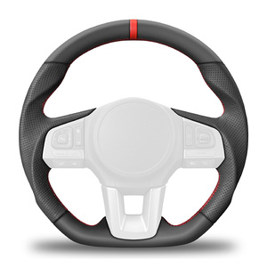 Volante ergonómico de coche, volante de estilo Rally, volantes de fibra de carbono para coche - Product Image 4