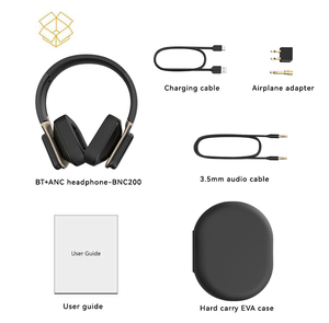 AptX HDハイブリッドアクティブノイズキャンセルワイヤレスオーバーイヤー<span class=keywords><strong>5</strong></span>.2ヘッドフォン用98% ANCと15-20時間プレイタイム - Product Image 6