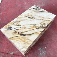 Table basse KINGS-WING en Calacatta Viola naturel, vente en gros, table d'appoint sur mesure, mobilier personnalisé, table à thé pour salon