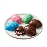 Moule à gâteau en silicone alimentaire à 6 cavités pour œufs, sans BPA, antiadhésif, facile à démouler, résistant à la chaleur, compatible four