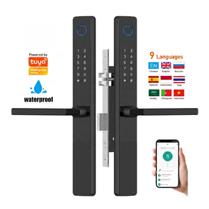 Cerradura Inteligente de Aluminio con Huella Dactilar Biométrica, Contraseña Digital, WiFi Tuya, Ttlock, Alexa, Impermeable - Product Image 1