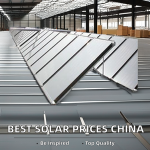 Sistema de Calentador de Agua con Panel Solar Plano de Zhejiang, Kits de Panel Térmico de Cobre y Aluminio Negro para Balcón - Product Image 6