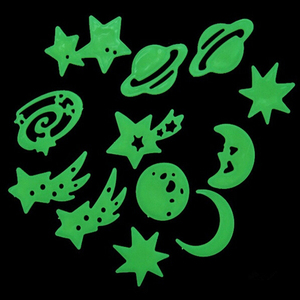Las estrellas pegatinas luminosas pegatinas decorativas fluorescentes dormitorio de la habitación de los niños - Product Image 1