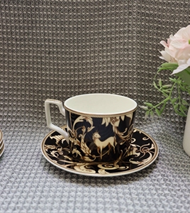 New W Series Black Upscale 15 Piece Coffee <b>Set</b> <b>Tea</b> <b>Set</b> <b>Cup</b> and Saucer Kettle <b>Set</b> - Product Image 4