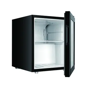 50L Haushalts energie sparende Direkt kühlung Hotel Mini Kühlschrank mit Logo Glastür Getränke Kühler Kühlschrank