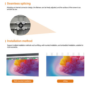 Pantalla LED COB <span class=keywords><strong>de</strong></span> paso fino P1.2 P1.0 1.2 mm, operación 24/7, alta fiabilidad para centros <span class=keywords><strong>de</strong></span> comando y estudios <span class=keywords><strong>de</strong></span> transmisión - Product Image 6