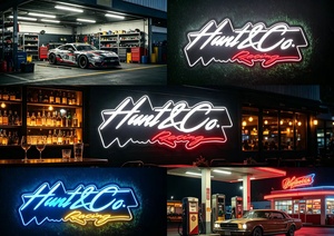 Lettres lumineuses LED néon flexibles en silicone pour la décoration <span class=keywords><strong>de</strong></span> <span class=keywords><strong>garage</strong></span> d'équipe <span class=keywords><strong>de</strong></span> course, affichage mural <span class=keywords><strong>de</strong></span> salon - Product Image 2