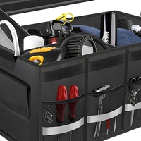 Nouvel Organisateur de Coffre de Voiture en Polyester de Luxe, Portable, Grande Capacité, Boîte de Rangement Pliable