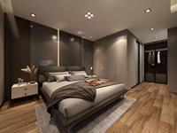 Lit minimaliste italien, lit en cuir et tissu de luxe léger, lit double moderne et simple pour chambre principale