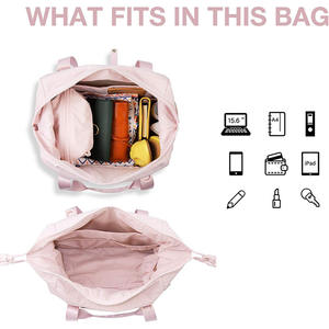 Custom Small Travel Duffel Bag Sports Tote Gym Bag Shoulder Weekender Overnight Bag Lightweight Carryon <strong>Gymbag</strong> for <strong>Women</strong> - Product Image 5