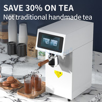 HENGZHI Machine à Infuser le Thé Entièrement Automatique à Haute Pression, Grande Capacité, Écran Tactile Intelligent, pour Usage Commercial et Salons de Thé