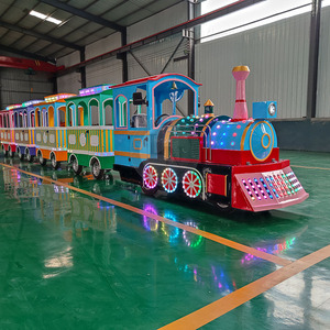 รถไฟไร้รางสำหรับบ้านและห้างสรรพสินค้าออกแบบมาอย่างดีสำหรับสวนสนุกนักท่องเที่ยวเที่ยวชมสถานที่โดยตรง - Product Image 2