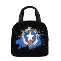 Op maat gemaakte Saipan lunchtas met grafische print voor kantoor, woon-werkverkeer, school, vissen, roadtrips, buitenpicknicks, kamperen en dagelijkse voedselopslag