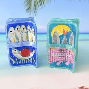 Custom Sardine Pattern Large Square <strong>Hair</strong> Claw Clip <strong>for</strong> Thick <strong>Hair</strong> Hawaiian Beach Style Creative Fish Print <strong>Hair</strong> <strong>Accessory</strong> <strong>Women</strong> - Product Image 4