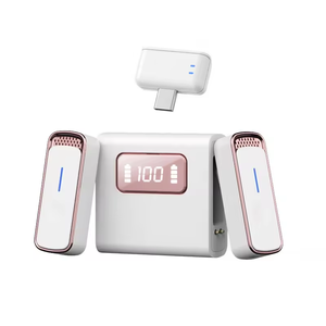Microphone Lavalier Sans Fil Portable SX88 avec Écran Numérique, Boîtier de Charge et Récepteur Type C pour Enregistrement Mobile et Diffusion en Direct - Product Image 2