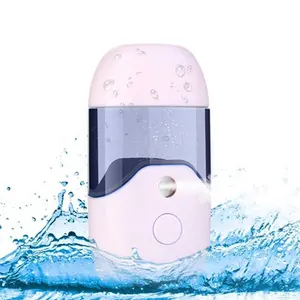 Umidificador em spray para pele, portátil, refrigerador, pulverizador nano, difusor ultrassônico, 50ml, nano, face, elétrico, recarregável, ventilador, névoa, umidificador