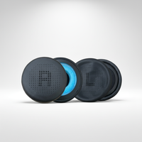 Coussinets d'oreille en cuir protéiné souple de remplacement pour casque sans fil DELL WL5022 Pro, coussinets en mousse à mémoire de forme, vente en gros, ajustement confortable
