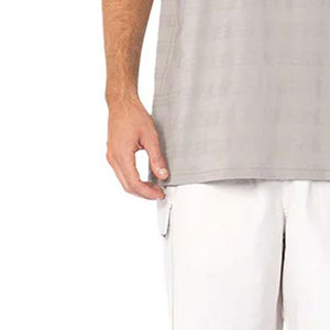 กางเกงขาสั้นสไตล์วินเทจลายฟอกสีสำหรับผู้ชายแฟชั่นลำลองฤดูร้อนราคาขายส่ง รับสกรีนโลโก้ตามสั่ง - Product Image 3