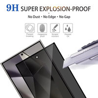 Verre trempé anti-espion pour Samsung S25 Ultra S23 S22 S24 Plus S21 S20 FE S10e Note 20 10 Lite Protection d'écran de confidentialité