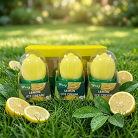 Vente directe d'usine Hicey, crème glacée 3D à la saveur de citron, crème glacée au goût de citron