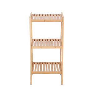 Multifunctional 3 Tier Bamboo Bathroom <b>Shelf</b> Bamboo Freestanding <b>Shelf</b> for Storage in Bedroom and Entryway - Product Image 1