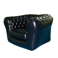 Canapé Chesterfield gonflable moderne à une place, confortable, en plastique, pour usage hôtelier, fabriqué par un fabricant du Guangdong