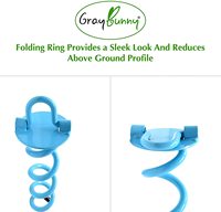 Ancres de sol robustes pour trampoline, vis de fixation pour vent fort, chevilles de tente de camping