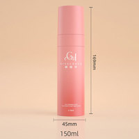 Vente directe d'usine en plastique PET 150ml bouteille en mousse taille de couleur personnalisée pour mousse nettoyante pour le visage et savon liquide pour les mains