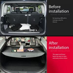 <span class=keywords><strong>Pour</strong></span> Chery ICAR 03 T : <span class=keywords><strong>Rideau</strong></span> de coffre, séparateur de coffre, accessoires de chargement de voiture, garnitures intérieures. - Product Image 2