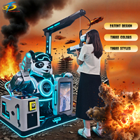 Machine de jeu de tir VR Panda Trooper à écran géant à pièces, version pistolet, pour les zones de jeu éducatives à domicile et en extérieur