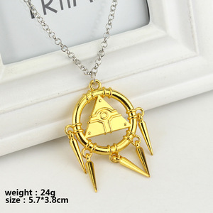 LLavero de Anime de duelos Monsters, llaveros de la rueda del <span class=keywords><strong>Millennium</strong></span>, colgante de pirámide de siete artefacto, accesorios de Cosplay - Product Image 4